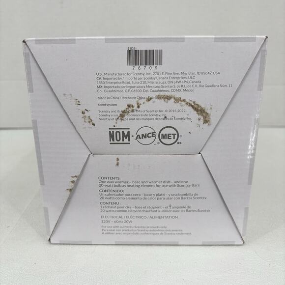 Scentsy Zebra Safari Wax Warmer Base and Dish 20 Watt Bulb New Open Box - Picture 10 of 11